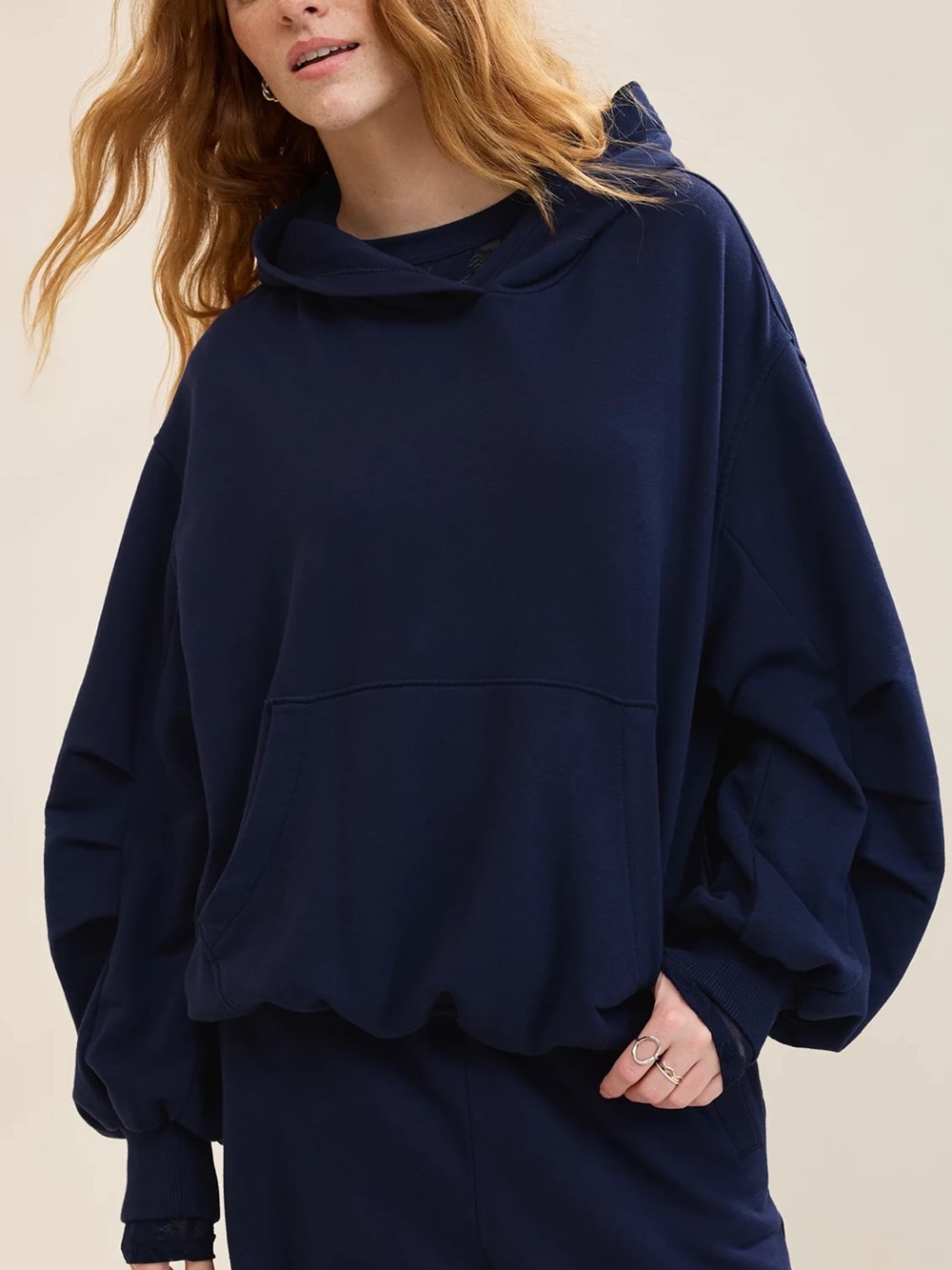 Aerie Jet Setter Hoodie | Navy Blue